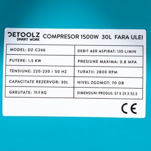 compresor-fara-ulei-1500w-30l