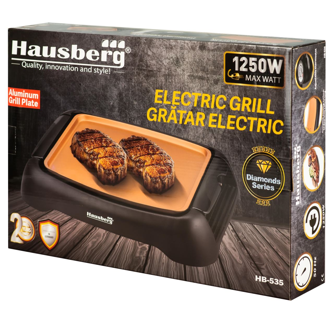 gratar-electric-hausberg-hb535-1250w-2.4-kg gratar-electric-hausberg-hb535-1250w-2.4-kg
