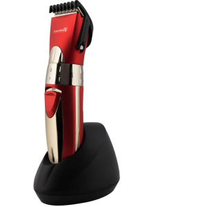 masina-de-tuns-reincarcabila-hausberg-cu-adaptor-rosu