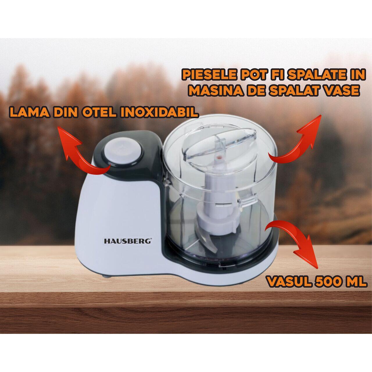 tocator-electric-hausberg--putere-80w-motor-cupru-alb tocator-electric-hausberg--putere-80w-motor-cupru-alb