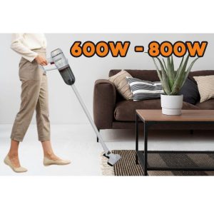 aspirator-vertical--2in1-hausberg-fara-sac-0.7-l-600-800w-alb