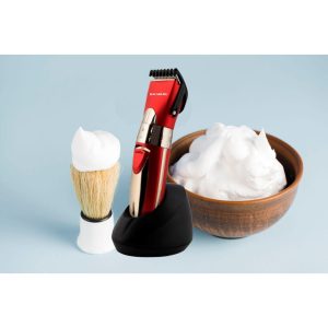 masina-de-tuns-reincarcabila-hausberg-cu-adaptor-rosu