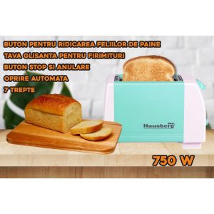 prajitor-de-paine-hausberg-750-w-capacitate-2-felii-7-trepte