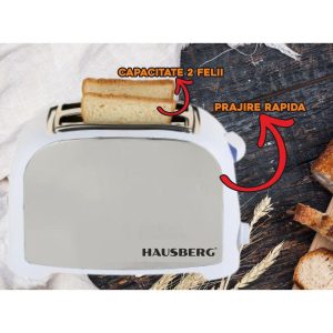 prajitor-paine-2-felii-hausberg-750w-declansare-automata-alb