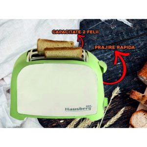 prajitor-paine-2-felii-hausberg-750w-declansare-automata-verde