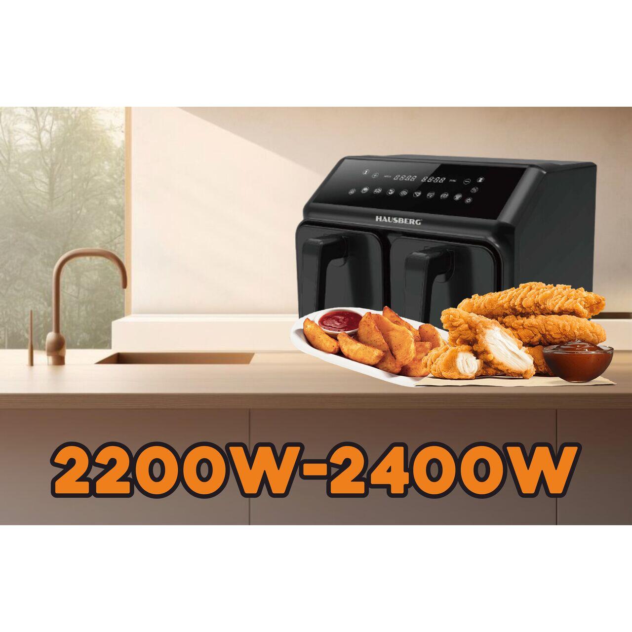 friteuza-dubla-cu-aer-cald-hausberg-2200-2400w-8-litri-timer friteuza-dubla-cu-aer-cald-hausberg-2200-2400w-8-litri-timer