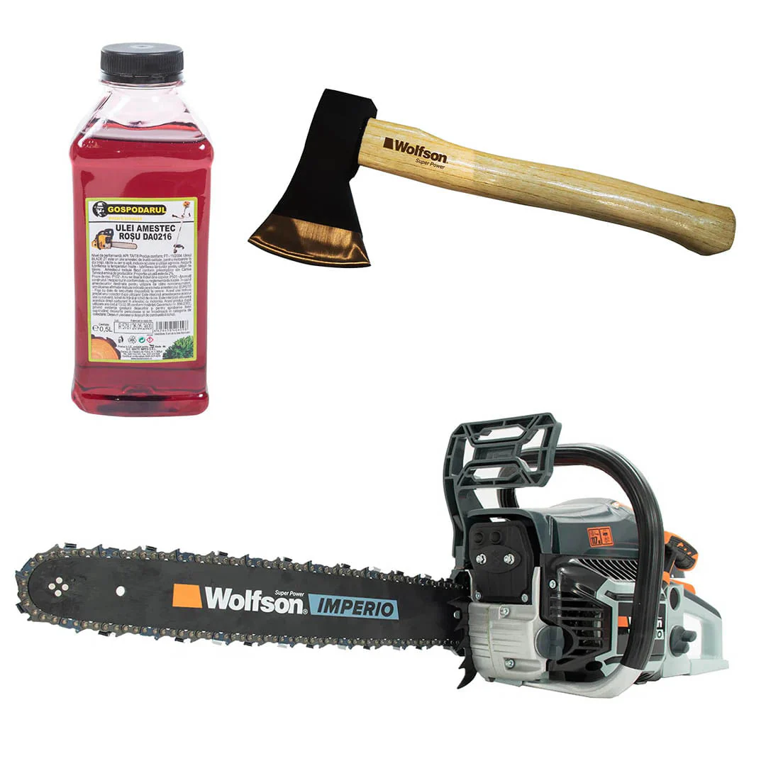 drujba-pe-benzina-wolfson-imperio-6000---3.2-cp-52cc--ulei-amestec-0.5l-toporisca-wolfson-600g drujba-pe-benzina-wolfson-imperio-6000---3.2-cp-52cc--ulei-amestec-0.5l-toporisca-wolfson-600g