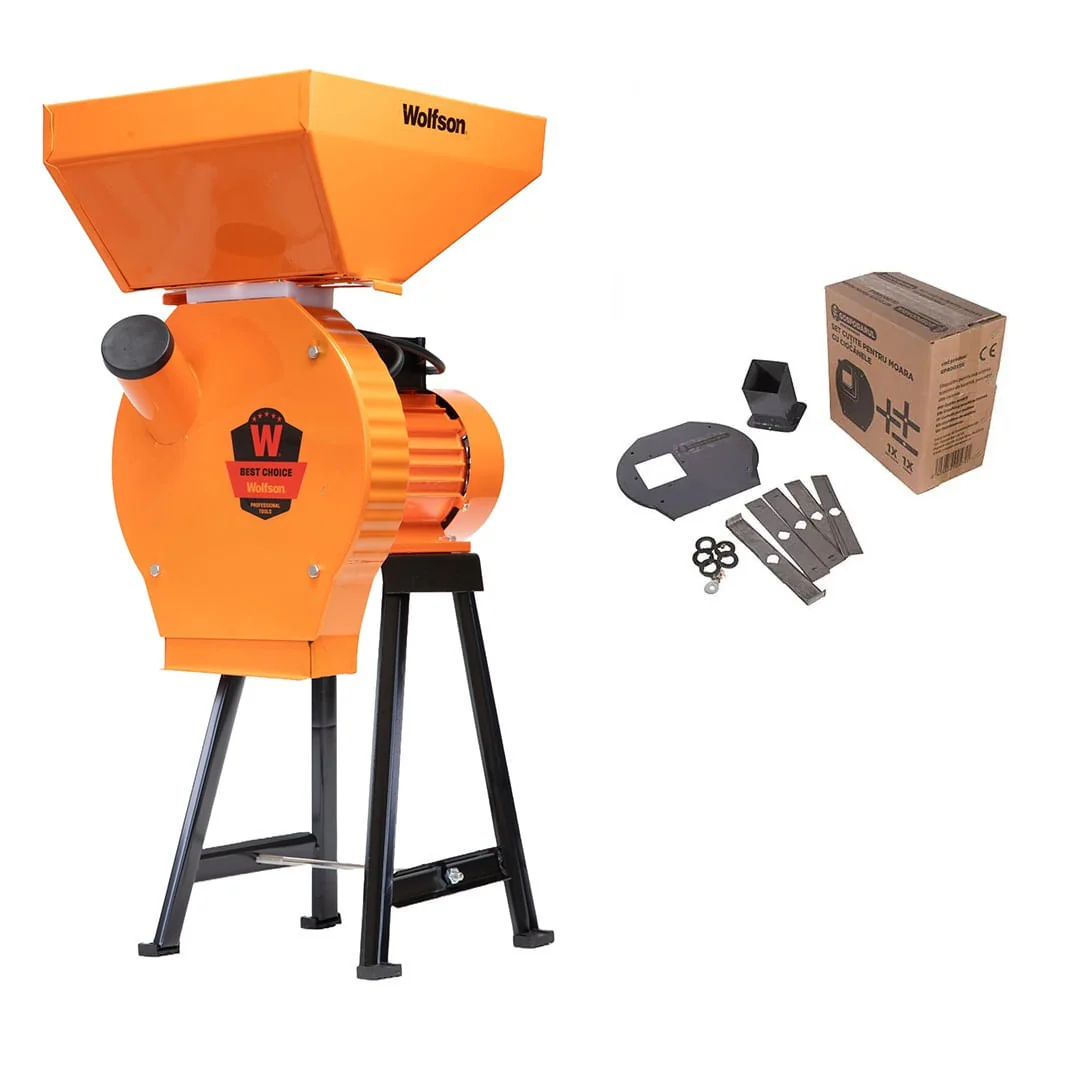 Moara pentru cereale Wolfson cu suport metalic - 2in1, 2700W