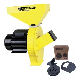 moara-cereale-si-furaje-cuva-mare-gospodarul-profesionist-gp-1---2500w-200-kgh-3000rpm--accesoriu-fructe-si-legume